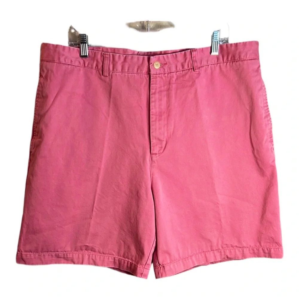 Vineyard Vines Sz 38 Pink Flat Front Shorts